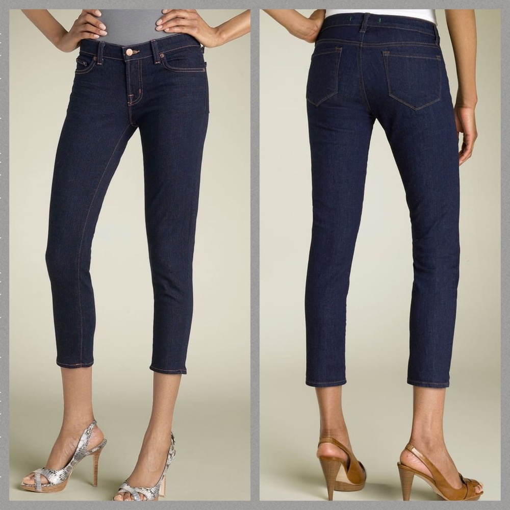 J Brand Skinny Capris Dark Wash (Ink) size 31